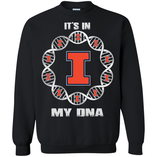 Illinois Fighting Illini T shirts It's In My DNA Hoodies Sweatshirts