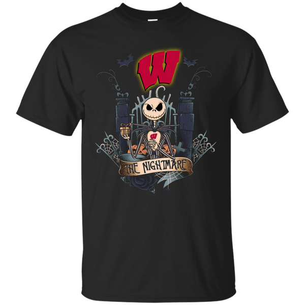 Halloween Wisconsin Badgers T shirts The Nightmare Hoodies Sweatshirts