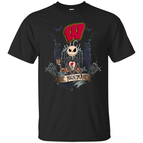 Halloween Wisconsin Badgers T shirts The Nightmare Hoodies Sweatshirts