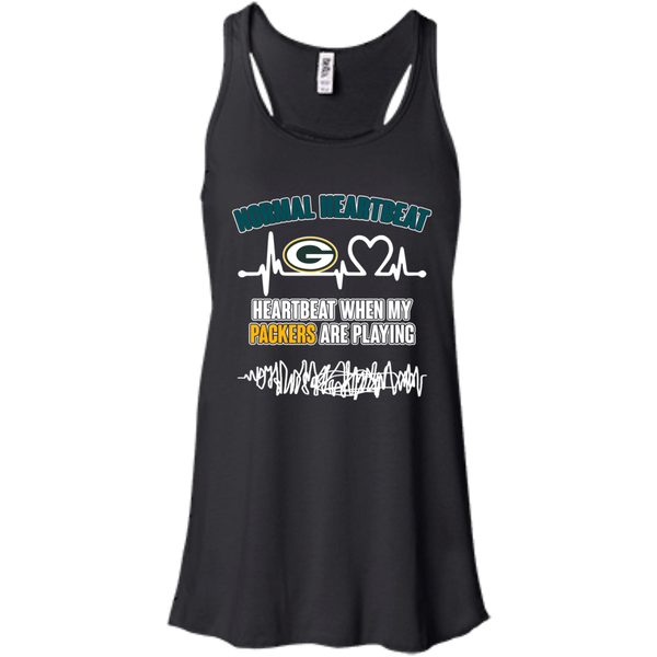 Green Bay Packers T shirts Heartbeat When My Packers Playing Hoodies Sweatshirts