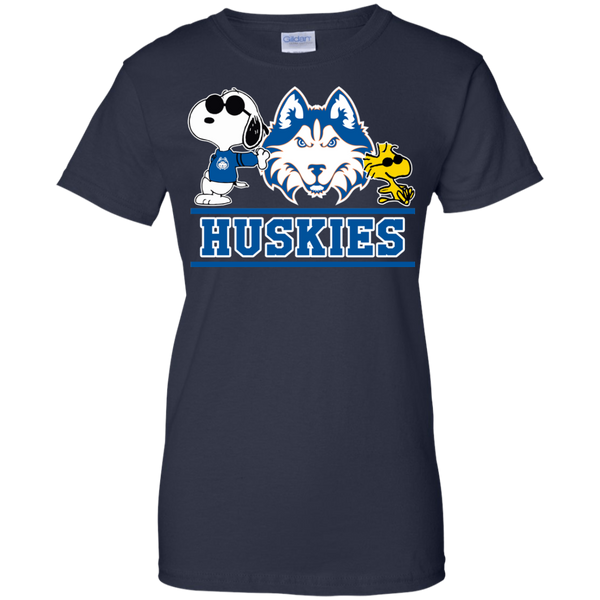 Houston Baptist Huskies T shirts Snoopy Hoodies Sweatshirts