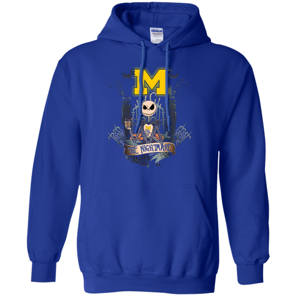 Halloween Michigan Wolverines T shirts The Nightmare Hoodies Sweatshirts