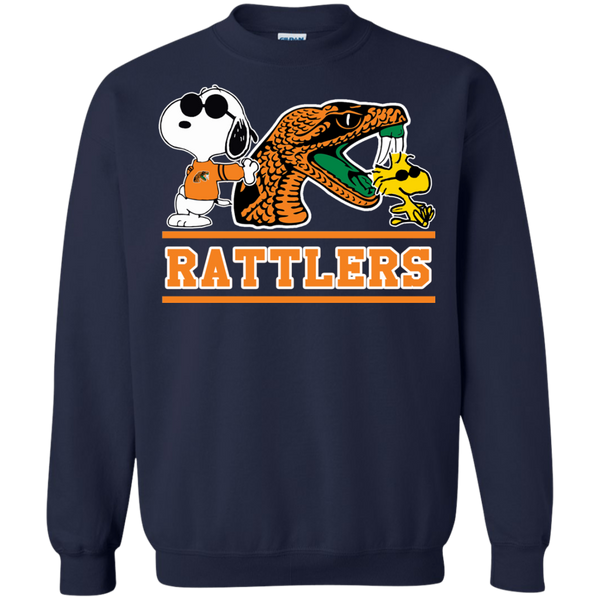 Florida A&M Rattlers T shirts Snoopy Hoodies Sweatshirts