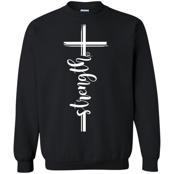 Christian Jesus T shirts Strength Cross Hoodies Sweatshirts