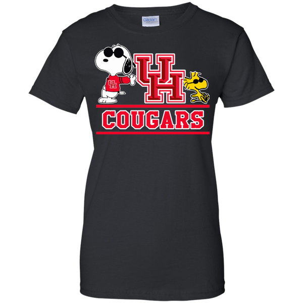 Houston Cougars T shirts Snoopy Hoodies Sweatshirts