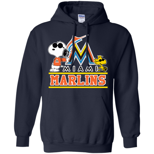Miami Marlins T shirts Snoopy Hoodies Sweatshirts