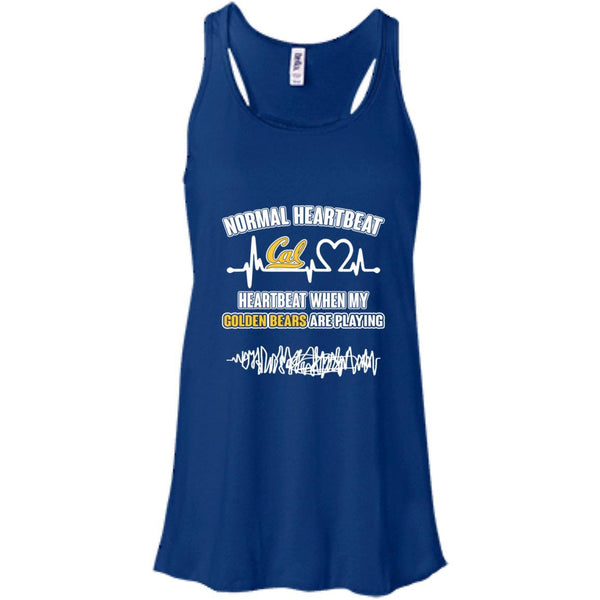 California Golden Bears T shirts Heartbeat When My Golden Bears Playing Hoodies Sweatshirts