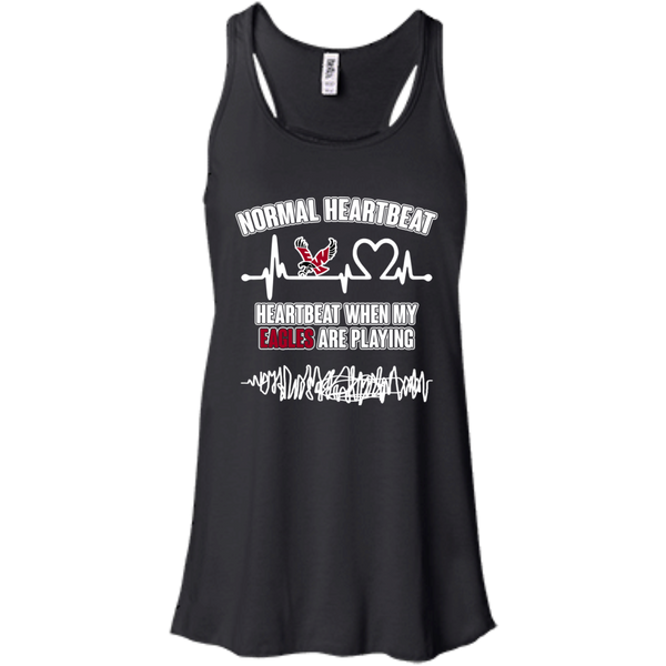 Eastern Washington Eagles T shirts Heartbeat When My Eagles Playing Hoodies Sweatshirts