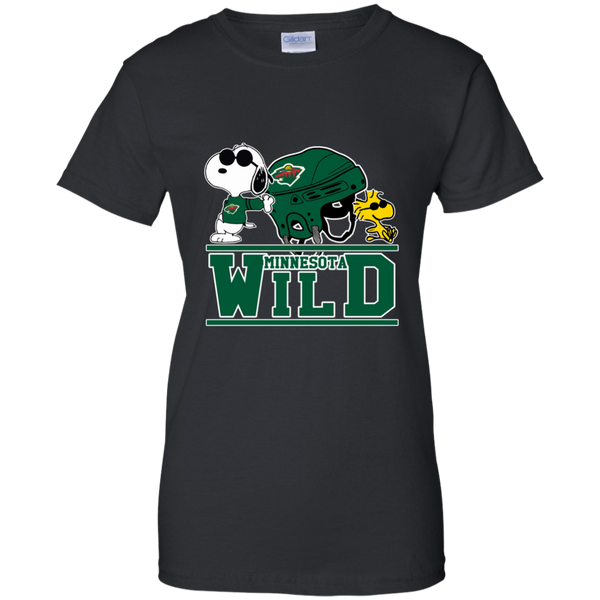 Minnesota Wild T shirts Snoopy Hoodies Sweatshirts