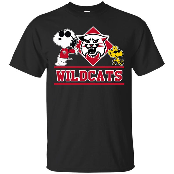 Davidson Wildcats T shirts Snoopy Hoodies Sweatshirts