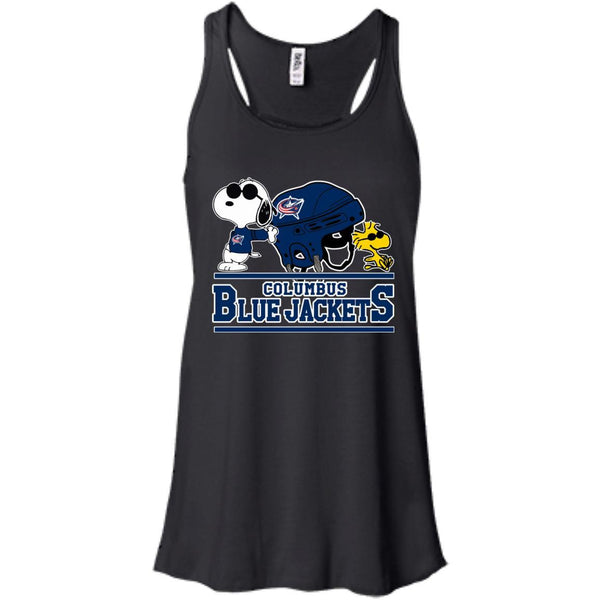 Columbus Blue Jackets T shirts Snoopy Hoodies Sweatshirts