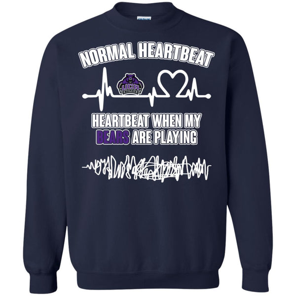Central Arkansas Bears T shirts Heartbeat When My Bears Playing Hoodies Sweatshirts