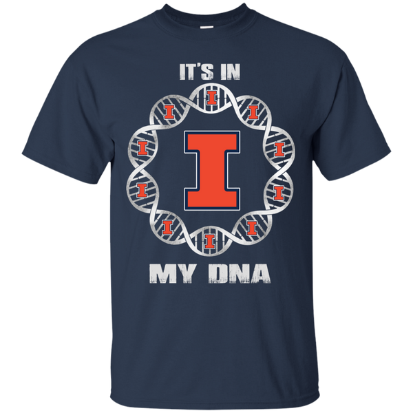 Illinois Fighting Illini T shirts It's In My DNA Hoodies Sweatshirts