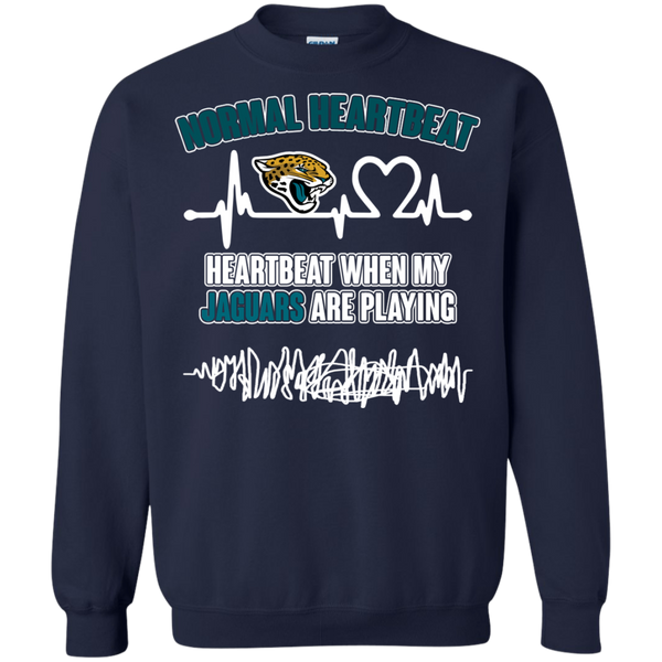 Jacksonville Jaguars T shirts Heartbeat When My Jaguars Playing Hoodies Sweatshirts