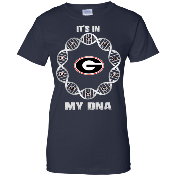 Georgia bulldogs T shirts It's In My DNA Hoodies Sweatshirts