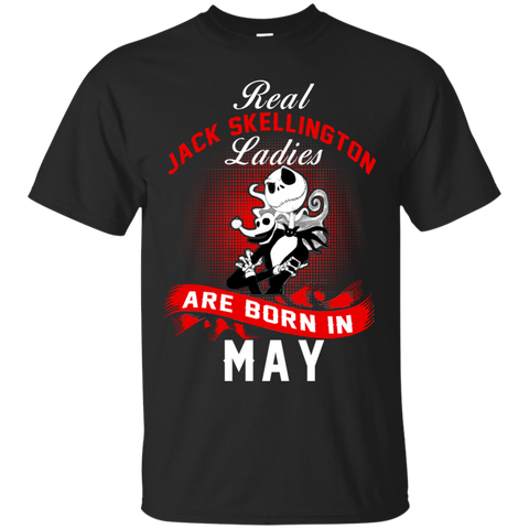 Jack Skellington T shirts Real Jack Skellington Ladies Born In May Hoodies Sweatshirts