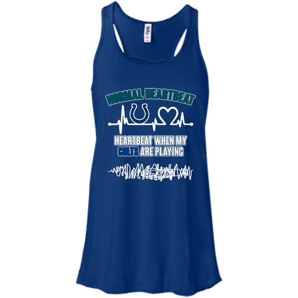 Indianapolis Colts T shirts Heartbeat When My Colts Playing Hoodies Sweatshirts