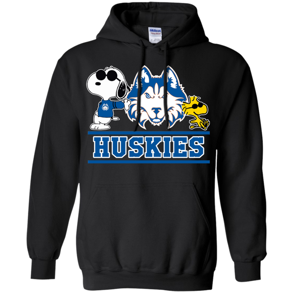 Houston Baptist Huskies T shirts Snoopy Hoodies Sweatshirts