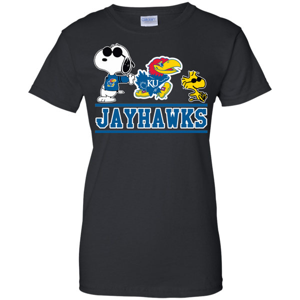 Kansas Jayhawks T shirts Snoopy Hoodies Sweatshirts