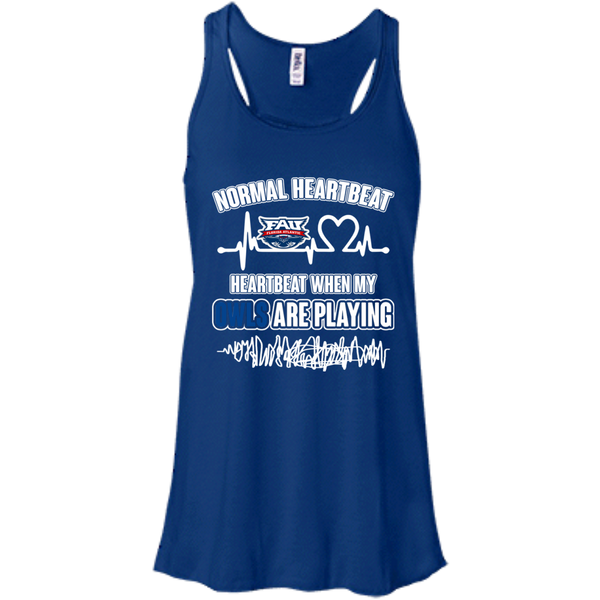 Florida Atlantic Owls T shirts Heartbeat When My Owls Playing Hoodies Sweatshirts