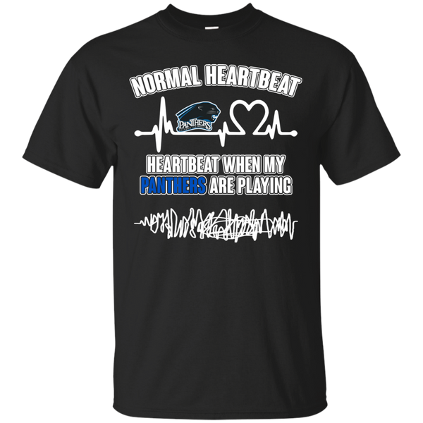 Eastern Illinois Panthers T shirts Heartbeat When My Panthers Playing Hoodies Sweatshirts
