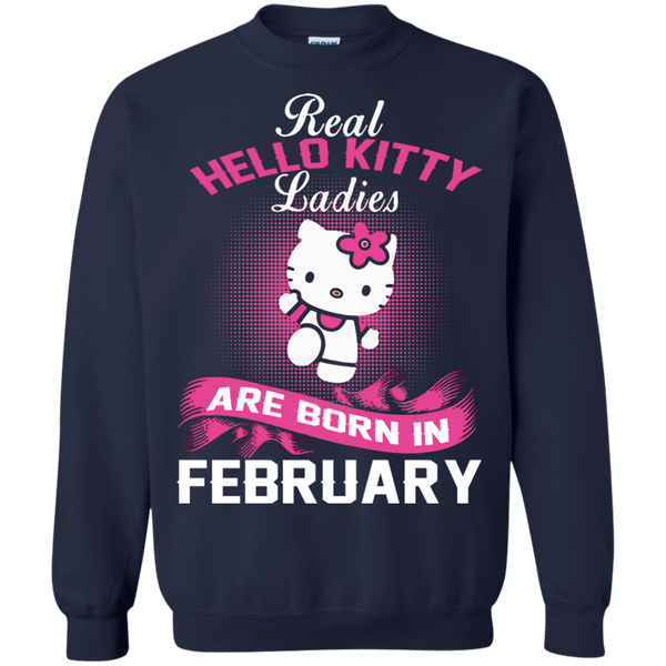 Hello Kitty T shirts  Real Hello Kitty Ladies Born In February Hoodies Sweatshirts