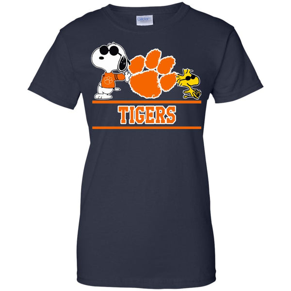 Clemson Tigers T shirts Snoopy Hoodies Sweatshirts
