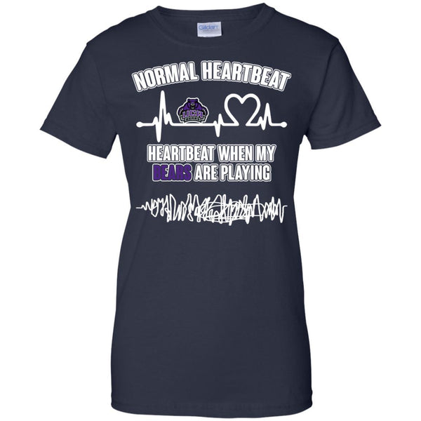 Central Arkansas Bears T shirts Heartbeat When My Bears Playing Hoodies Sweatshirts
