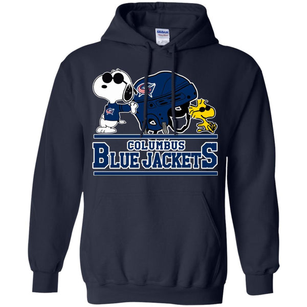 Columbus Blue Jackets T shirts Snoopy Hoodies Sweatshirts