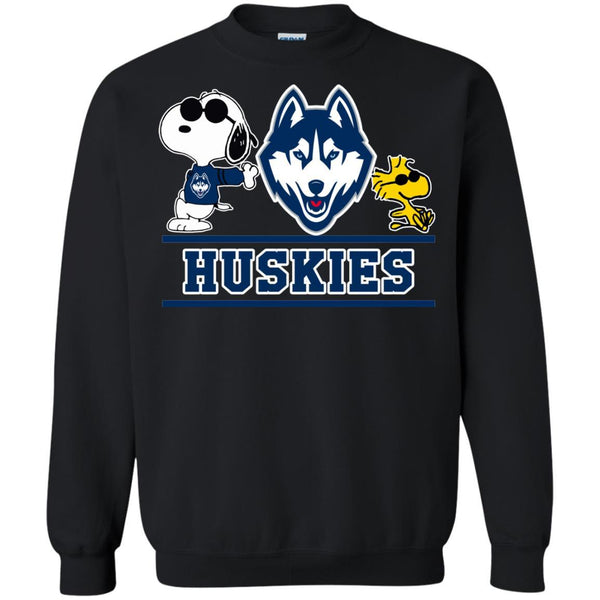 Connecticut Huskies T shirts Snoopy Hoodies Sweatshirts