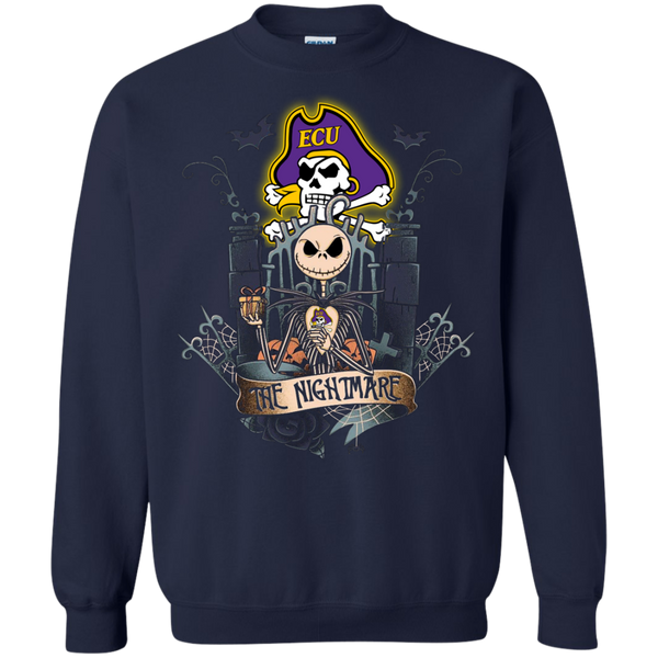 Halloween East Carolina Pirates T shirts The Nightmare Hoodies Sweatshirts