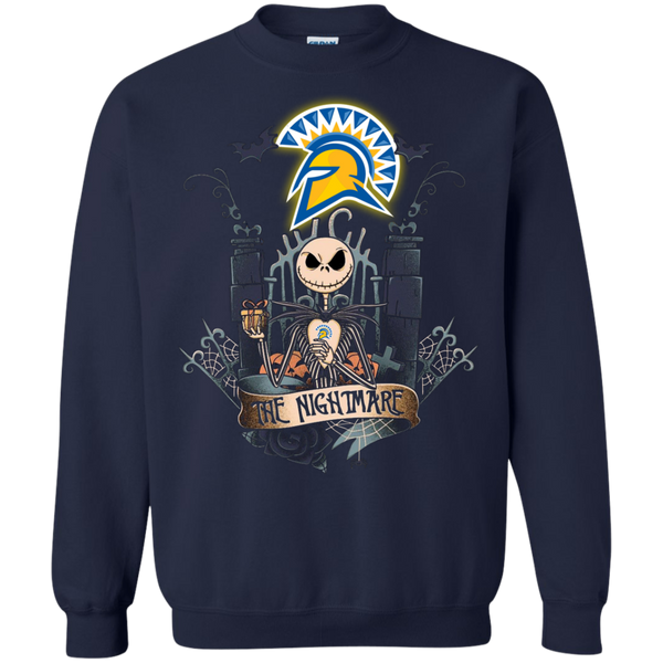 Halloween San Jose State Spartans T shirts The Nightmare Hoodies Sweatshirts