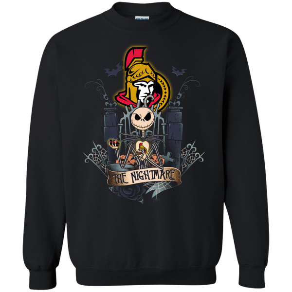 Halloween Ottawa Senators T shirts The Nightmare Hoodies Sweatshirts