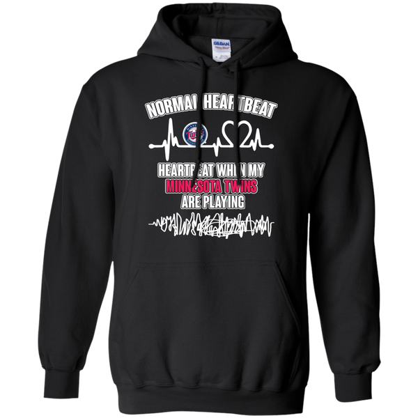 Minnesota Twins T shirts Heartbeat When My Minnesota Twins Playing Hoodies Sweatshirts