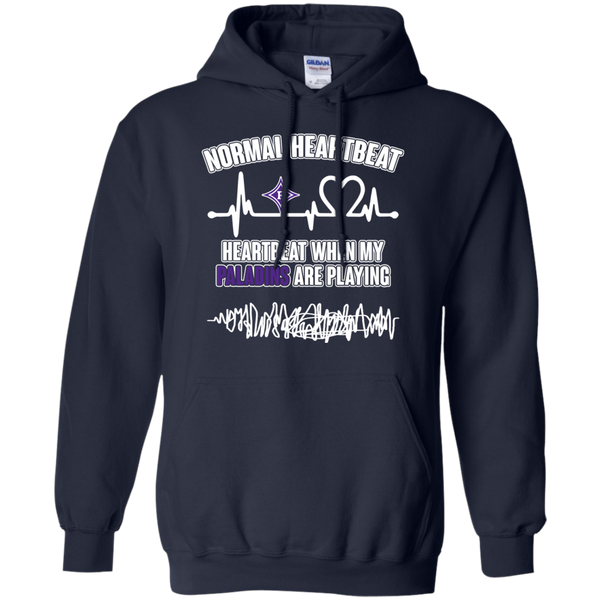 Furman Paladins T shirts Heartbeat When My Paladins Playing Hoodies Sweatshirts