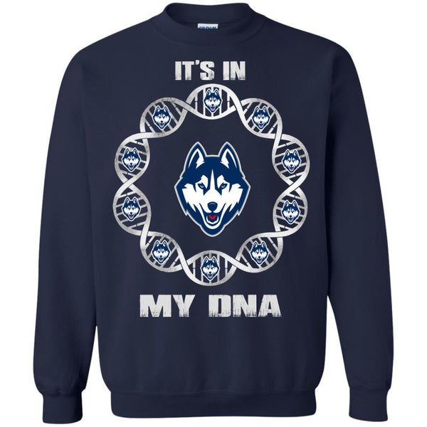 Connecticut Huskies T shirts It's In My DNA Hoodies Sweatshirts