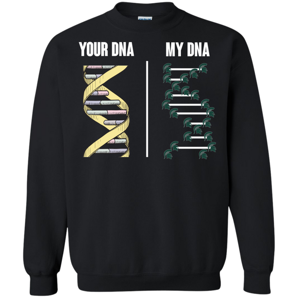 Michigan State Spartans T shirts Your DNA My DNA Hoodies Sweatshirts