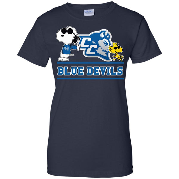 Central Connecticut State Blue Devils T shirts Snoopy Hoodies Sweatshirts