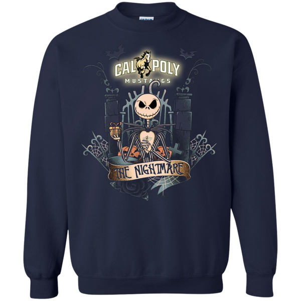 Halloween Calpoly Mustangs T shirts The Nightmare Hoodies Sweatshirts