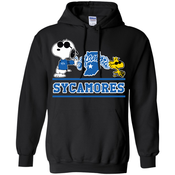 Indiana State Sycamores T shirts Snoopy Hoodies Sweatshirts