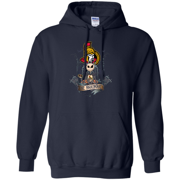 Halloween Ottawa Senators T shirts The Nightmare Hoodies Sweatshirts
