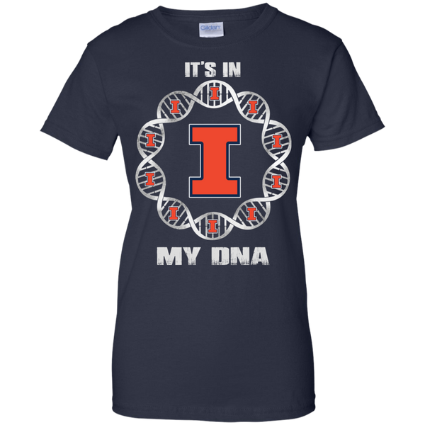 Illinois Fighting Illini T shirts It's In My DNA Hoodies Sweatshirts