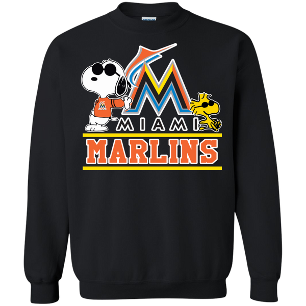 Miami Marlins T shirts Snoopy Hoodies Sweatshirts