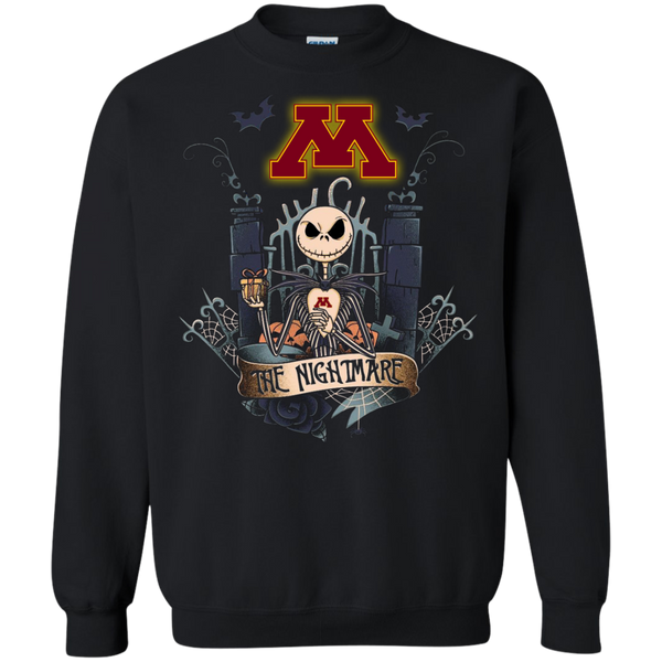 Halloween minnesota golden gophers T shirts The Nightmare Hoodies Sweatshirts