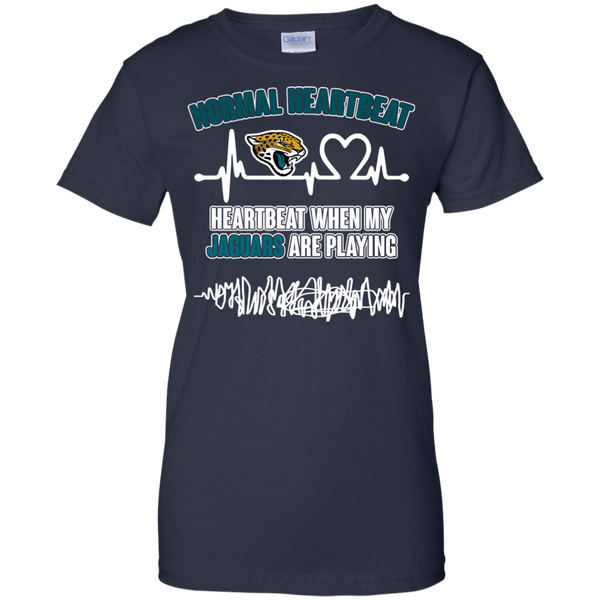 Jacksonville Jaguars T shirts Heartbeat When My Jaguars Playing Hoodies Sweatshirts