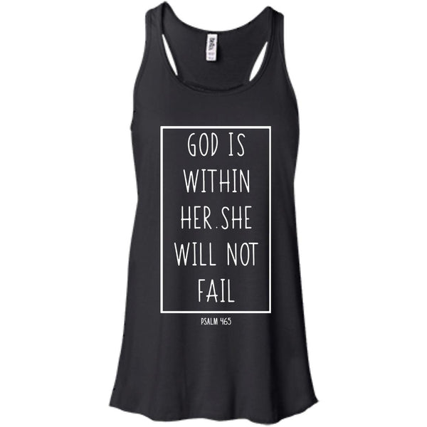Christian Jesus T shirts God Is Within Her She Will Not Fail Hoodies Sweatshirts