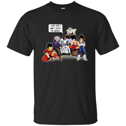 Dragon Ball Gohan Trunk Piccolo Goku Vegeta T shirts Christian Jesus That's How I Saved The World Hoodies Sweatshirts
