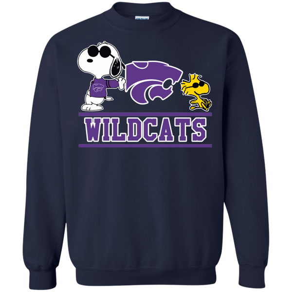 Kansas State Wildcats T shirts Snoopy Hoodies Sweatshirts