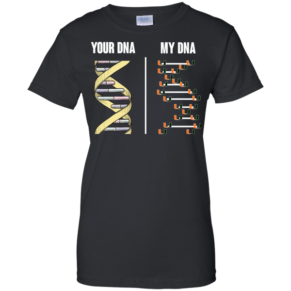 Miami Hurricanes T shirts Your DNA My DNA Hoodies Sweatshirts