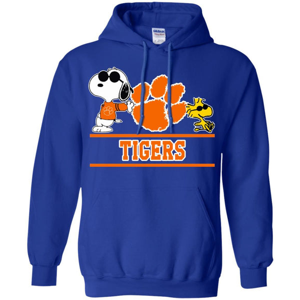 Clemson Tigers T shirts Snoopy Hoodies Sweatshirts